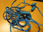 Get rid of those tangled earphone wires!